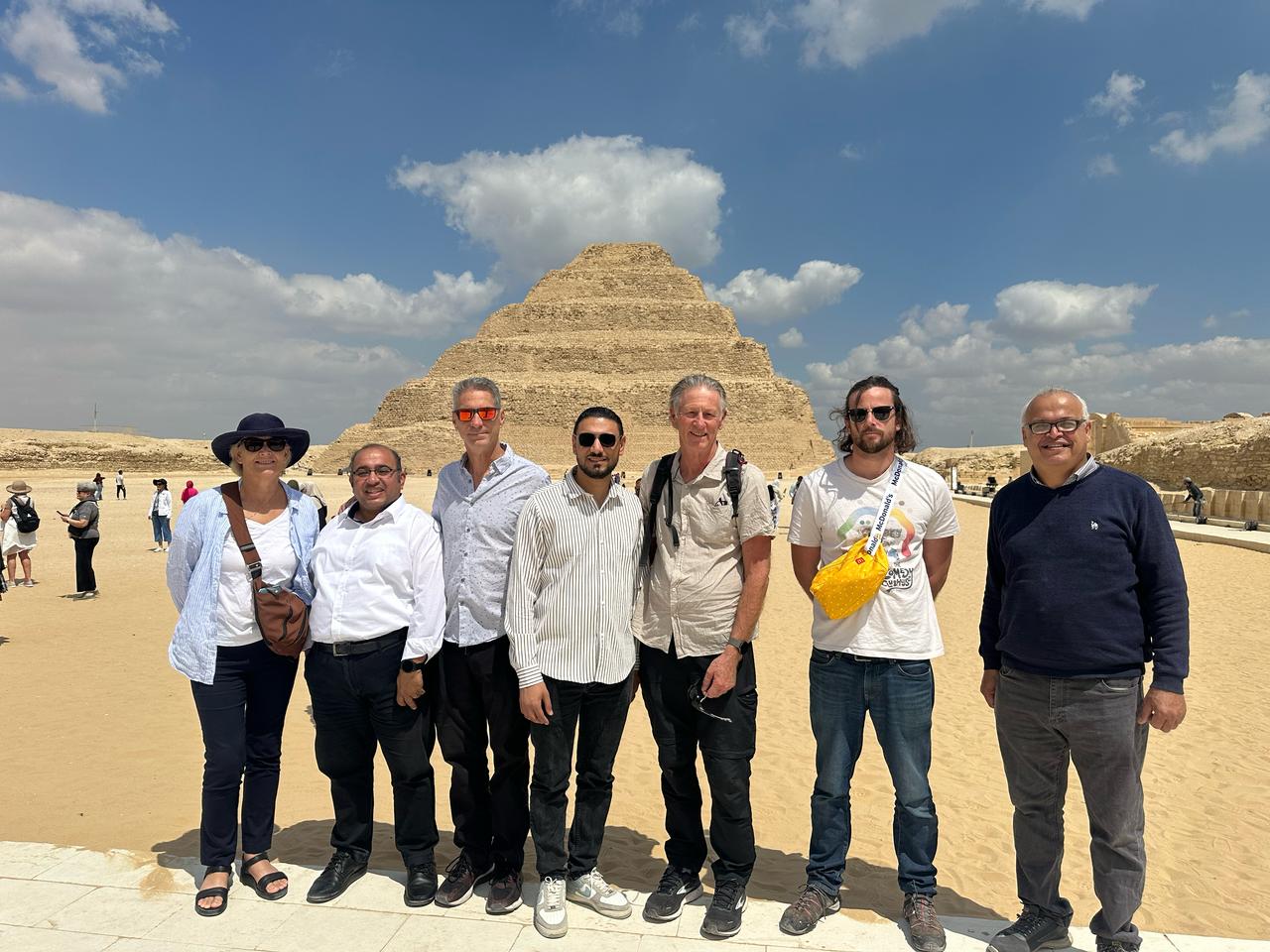 Trip to Egypt visiting GHNI projects at the Pyramids
