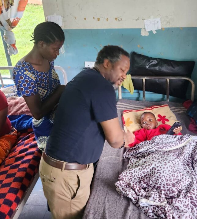Patient care at Mukinge Hospital